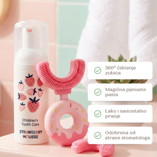 Belli Denti® set - Kartáček a pěnová zubní pasta
