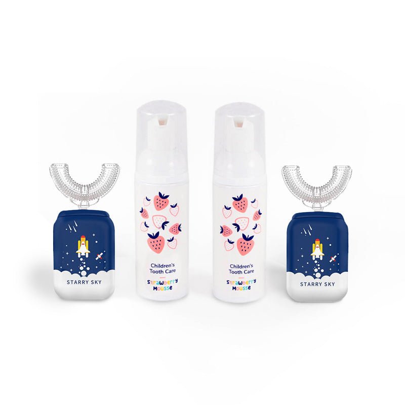 Porodični Belli Denti® Set - 2x Električna Četkica i 2x Pjenasta Pasta Za Zube