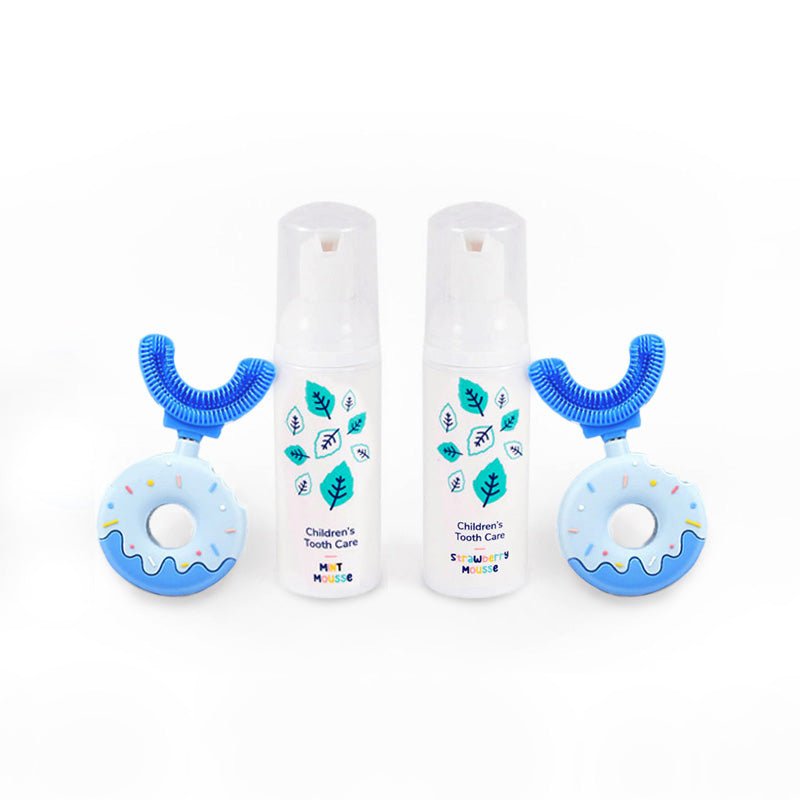 Rodinný Belli Denti® set - 2x kartáček a 2x pěnová zubní pasta