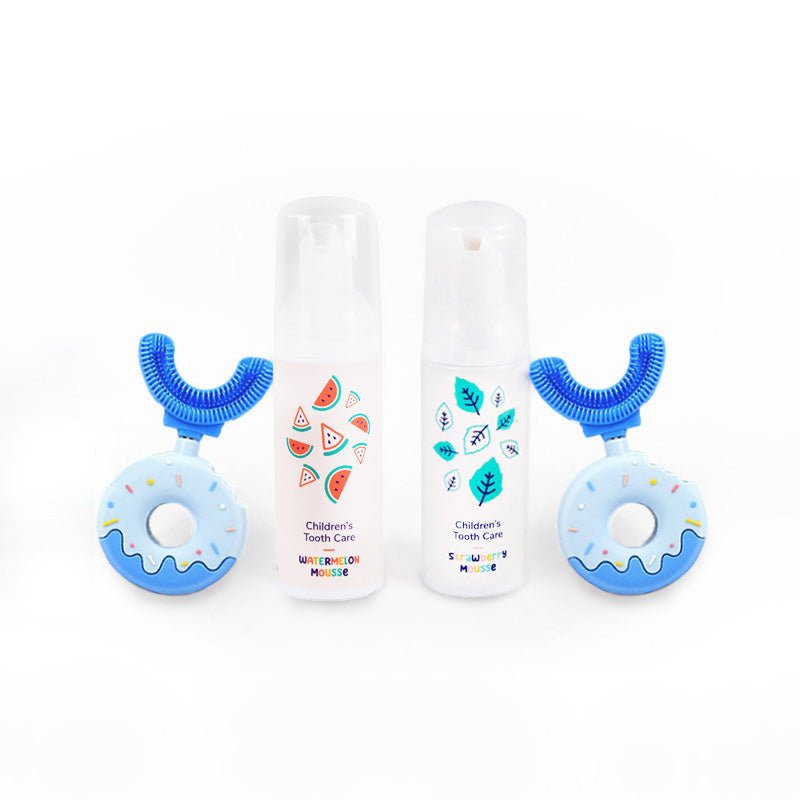 Rodinný Belli Denti® set - 2x kartáček a 2x pěnová zubní pasta