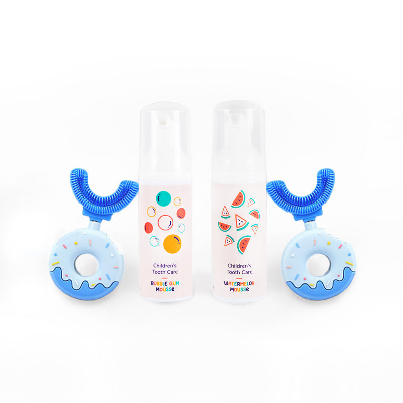 Rodinný Belli Denti® set - 2x kartáček a 2x pěnová zubní pasta