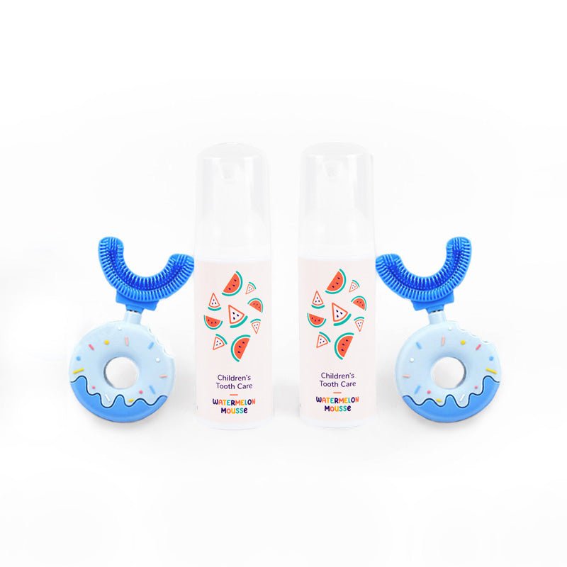 Rodinný Belli Denti® set - 2x kartáček a 2x pěnová zubní pasta