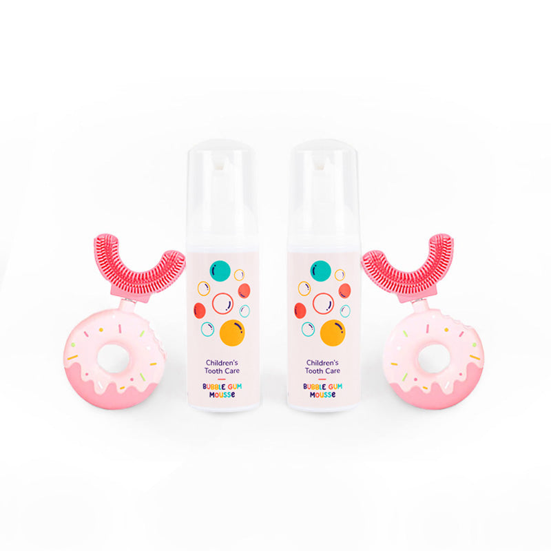 Rodinný Belli Denti® set - 2x kartáček a 2x pěnová zubní pasta